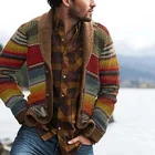 Мужские рубашки с длинным рукавом и принтом в западном стиле, мужские рубашки, лидер продаж на весну и осень-зиму, мужской свитер