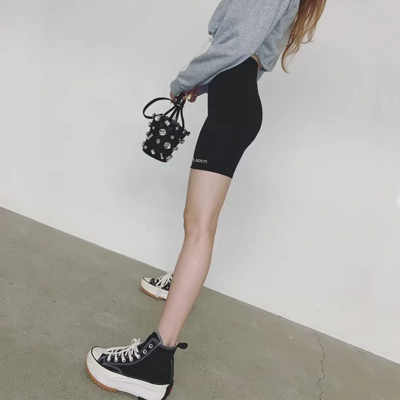 Эластичные шорты для йоги с высокой талией женские леггинсы тренировок фитнеса