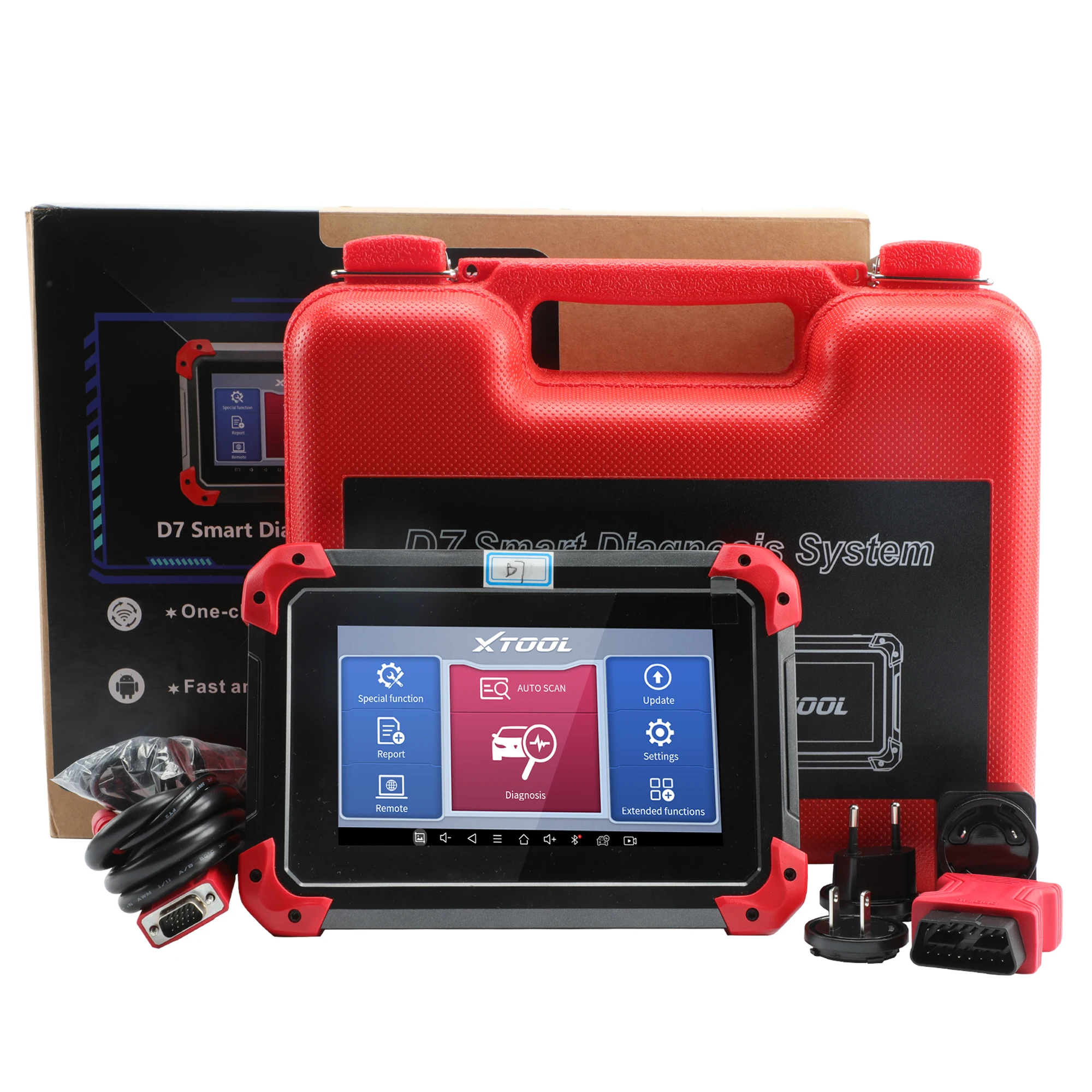Диагностический инструмент для всех систем автомобиля XTOOL D7 устройство чтения