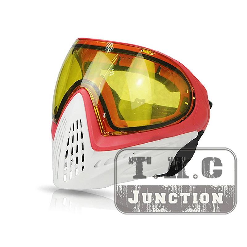 

Tactical Goggle Full Mask Dual Anti-Fog Thermal Paintball Lens Mask High Vision Adjustable Airsoft Shooting Accessories RDWT