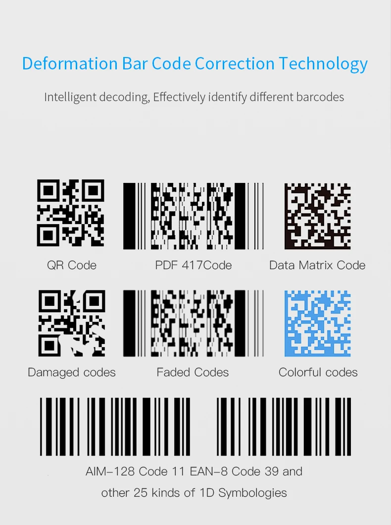Высокое качество супер скорость Handsfree автоматическое сканирование QR/1D/2D сканер штрих-кода HS26 Pro для супермаркета магазин POS розничная торговля