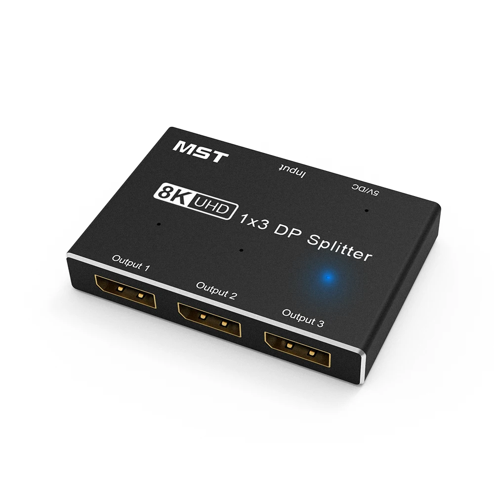 Дисплей port1.4 1x3 сплиттер 8K @ 30Hz 4K 144Hz MST SST концентратор мульти разделитель монитора