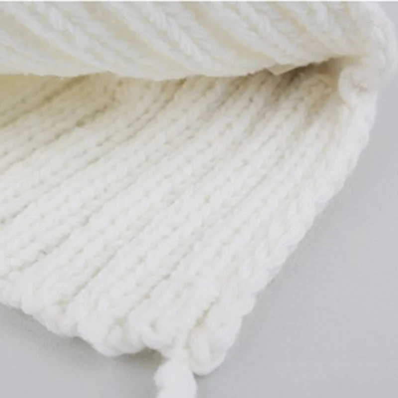 

Children Winter Warm Hat With Cartoon Bear Ears Knitted Baby Hats Children Kids Cap For Boys Girls