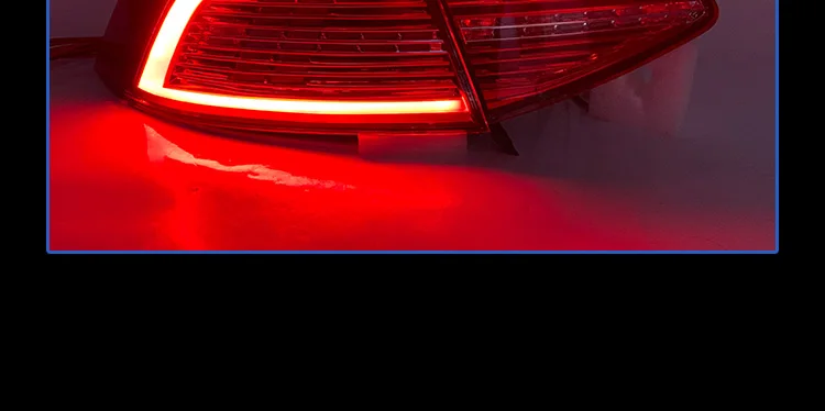 Автомобильные задние фары для VW Passat B8 Eur Verson задние фонари светодиодный DRL ходовые фары, противотуманные фары ангельские глаза задняя парковка