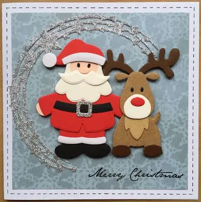 Прекрасный олень металлический Трафаретный вырубной штамп для изготовления