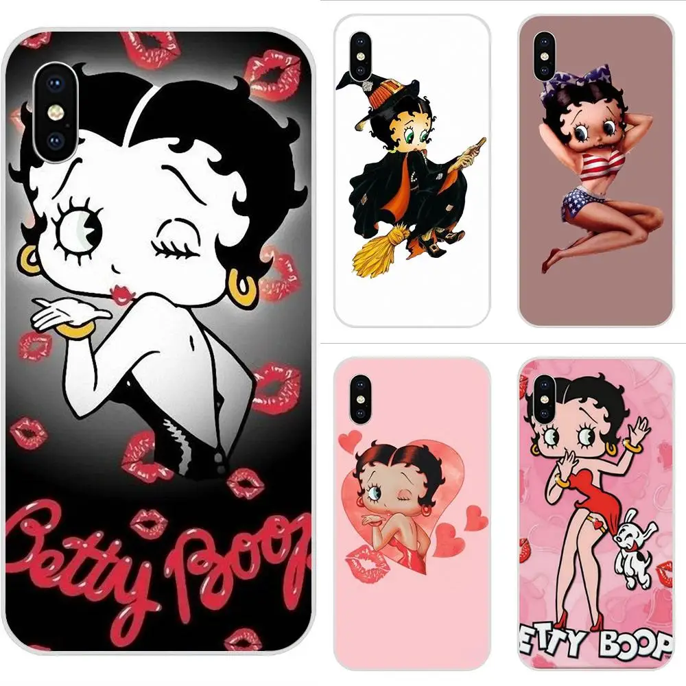 Мягкий чехол для телефона с принтом &quotBetty Boop V3 LG G2 G3 G4 G5 G6 G7 K4 K7 K8 K10 K12 K40 мини стилус