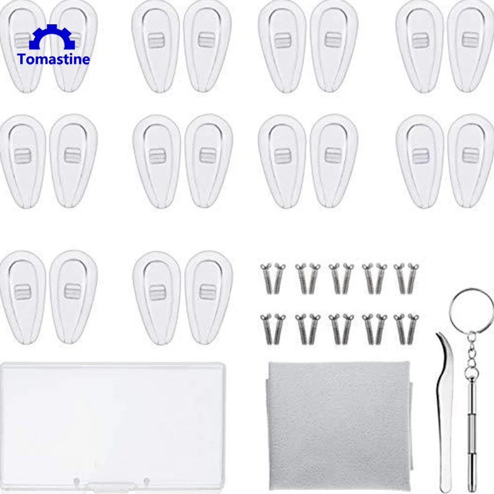 Силиконовые прозрачные носоупоры для очков 23 шт./компл. практичный инструмент