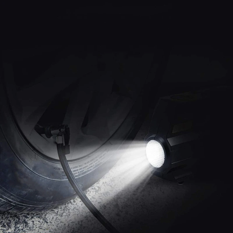 

12V Vehicle Mounted Air Pump Digital Display Type, Portable Intelligent Lighting Tire Pump, Electric Air Compressor Pump