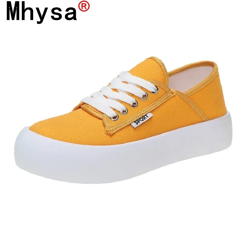 

2021 Spring New Outdoor Lace-up Casual Women's Canvas Sneakers Fashion Leopard Comfortable Women's Vulcanize Shoes Zapatos Mujer