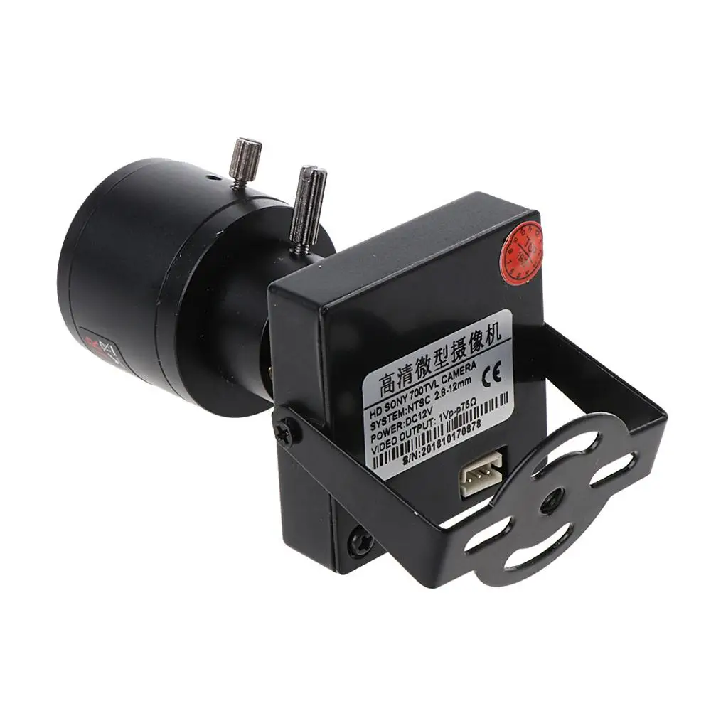 HD 700TVL CMOS 2 8 12 мм зум объектив Мини CCTV камера безопасности Аудио Видео DIY