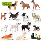 Новая модель миниатюрных фигурок животных из серии Pet Dog Коллекционная обучающая игрушка для детей подарок