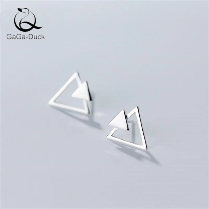 Новые простые популярные Геометрические ювелирные изделия из стерлингового