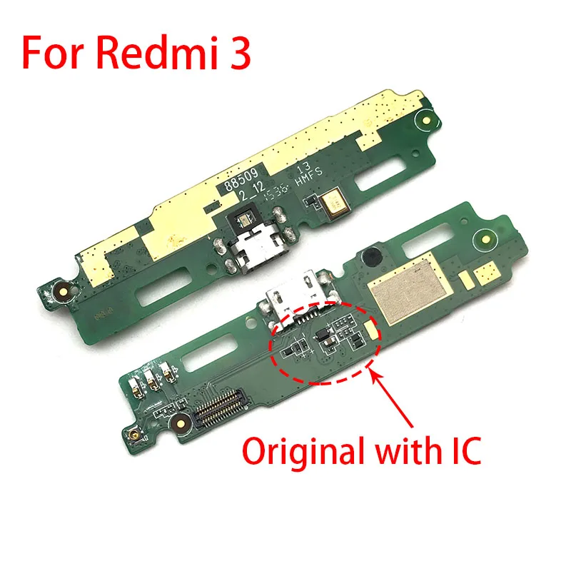 Оригинальный Новый USB порт для зарядки гибкий кабель док станции Xiaomi Redmi 3 3S