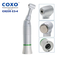 coxo yusendent dental 41 reduction push button contra angle handpiece cx235 c3 4 fit for iso e type nsk kavo