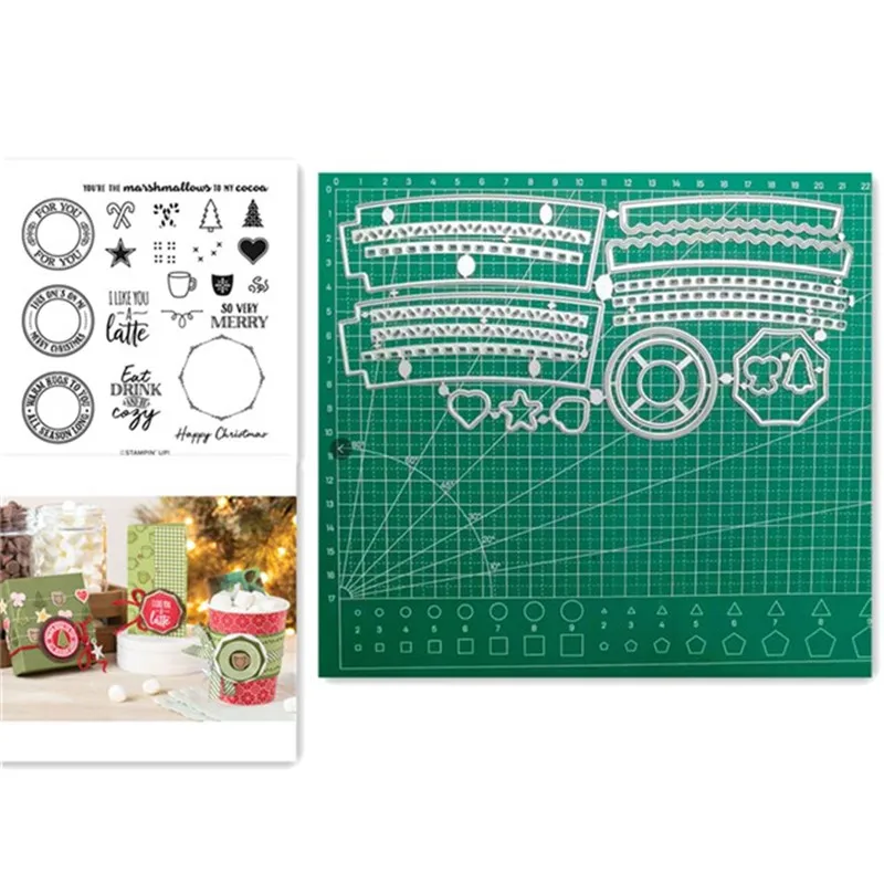 Теплые металлические штампы и для скрапбукинга фотоальбома декоративное