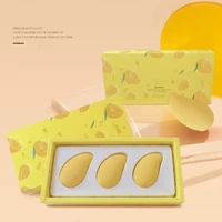 cute mango shape dry and wet dual use beauty egg set makeup puff for foundation cream concealer beauty tool