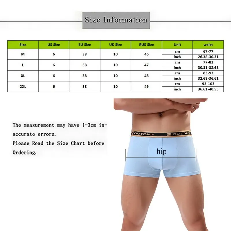 

NEW 2021 Men Underwear Boxers Cotton Soft Low Waist Underpants Breathable Cueca Boxer Para Hombre Sexy Men Shorts