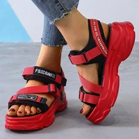 fashion 6cm platform sandals women wedge high heels shoes women summer shoes increasing sole women sandals zapatos mujer