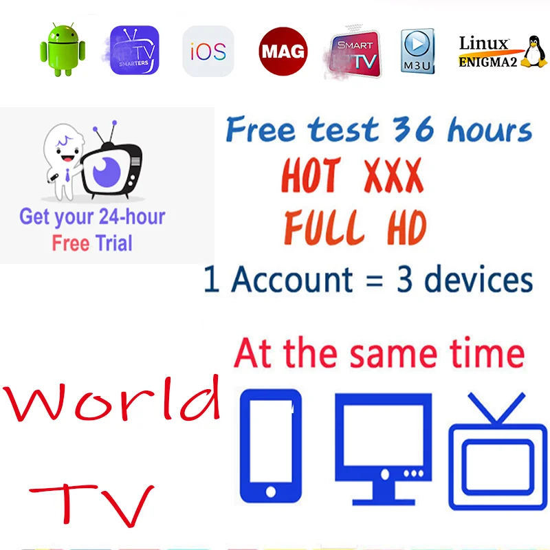Лучший PTV 3u XXX HD актуализация de datoo pro ott∣ Совместимость с VLC PC IOS STB двойной