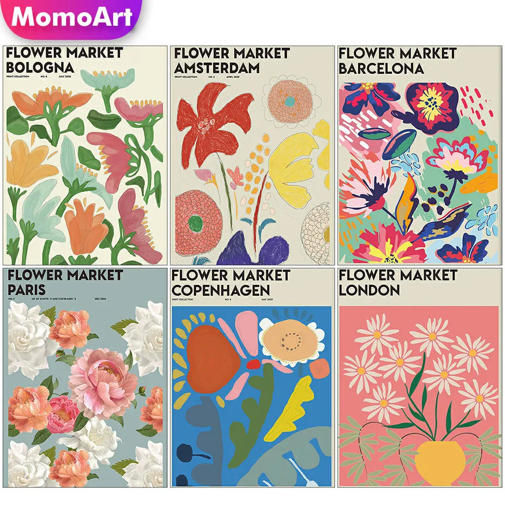 

MomoArt 5D DIY Алмазная живопись цветы полная площадь распродажа Алмазная мозаика текст Алмазная вышивка sкрестом наборы украшения