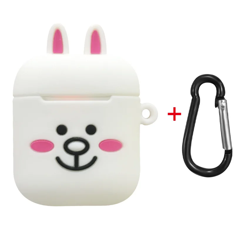 3 Подарочный мультяшный чехол airpod для apple airpods 1 и 2, мягкий разноцветный чехол для Airpods, силиконовый чехол, bluetooth наушники - Цвет: 3