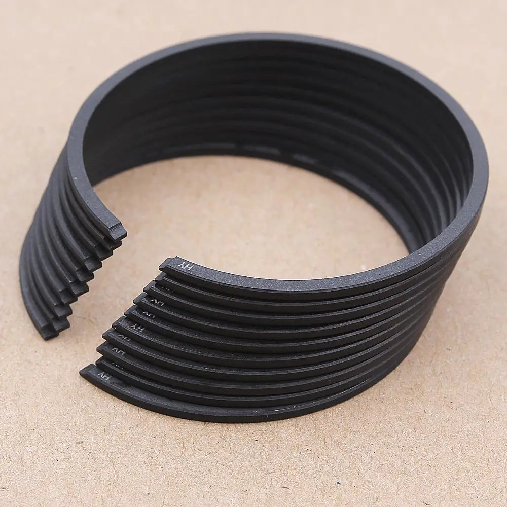 

10pcs/lot 50mm x 1.5mm Piston Ring For Husqvarna 268 268XP 268K 66 266 371 372 STIHL 038 SW 038 FB 044 MS440 Chainsaw Parts