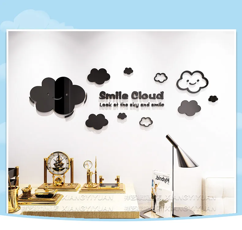 

WS146 Cartoon cute 3D acrylic wall decal children's room dining room sofa background wall decoration