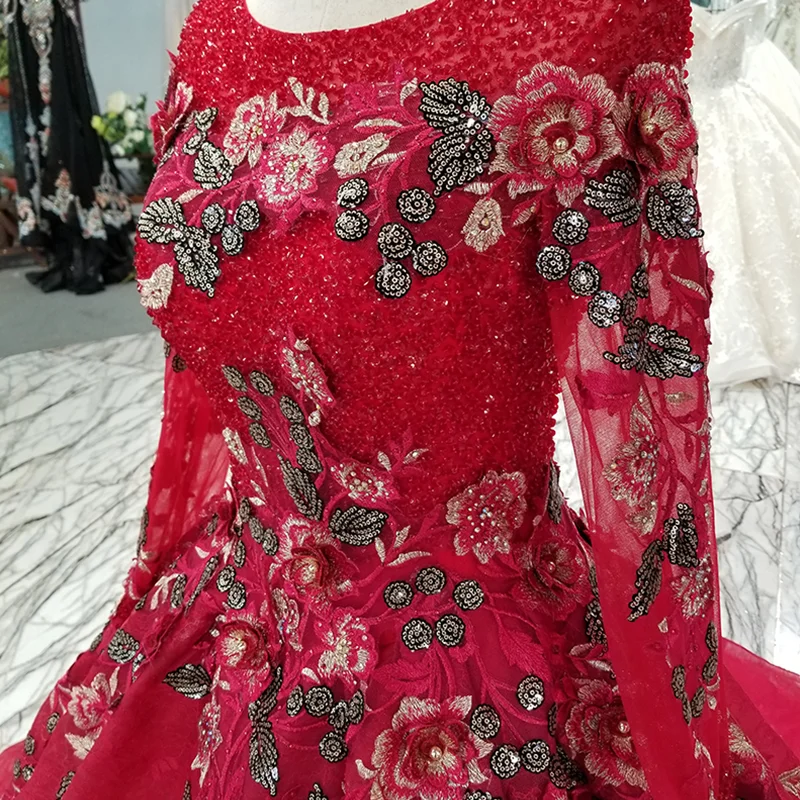 LS1178 цвет кружева цветы красивое платье быстрая доставка из Китая длинный рукав