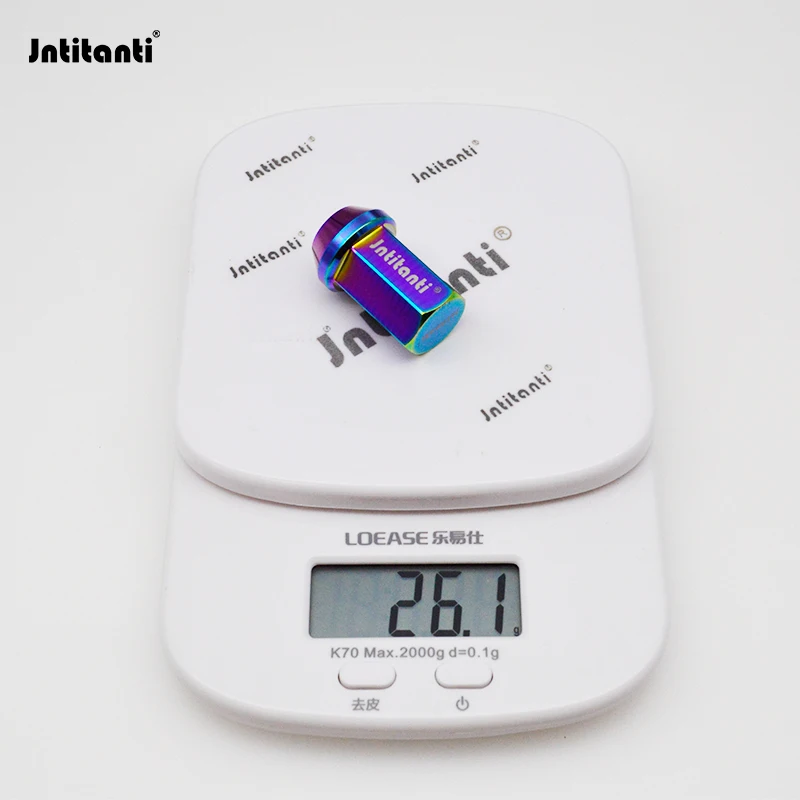 Титановая гайка Jntitanti Gr5 винт M14x1 25x35-45 мм титановая обода с закрытым концом BMW MINI