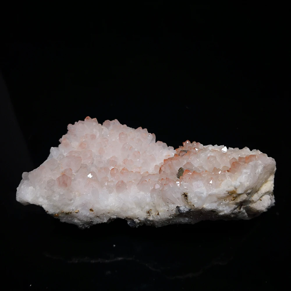 

273g Natural Red Quartz Pyrite Mineral crystals specimens form JIANGXI PROVINCE CHINA A2-4