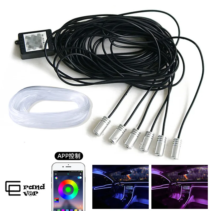 

СВЕТОДИОДНЫЙ Автомобильный ножной светильник для естественного освещения с USB Беспроводной дистанционное управление музыкой несколько ре...