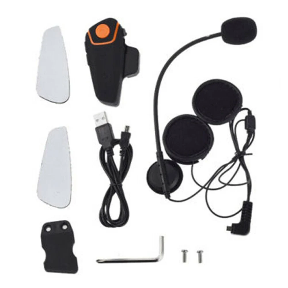 Мотоциклетные наушники 50 м стерео для шлема с микрофоном Bluetooth V4.1 + EDR