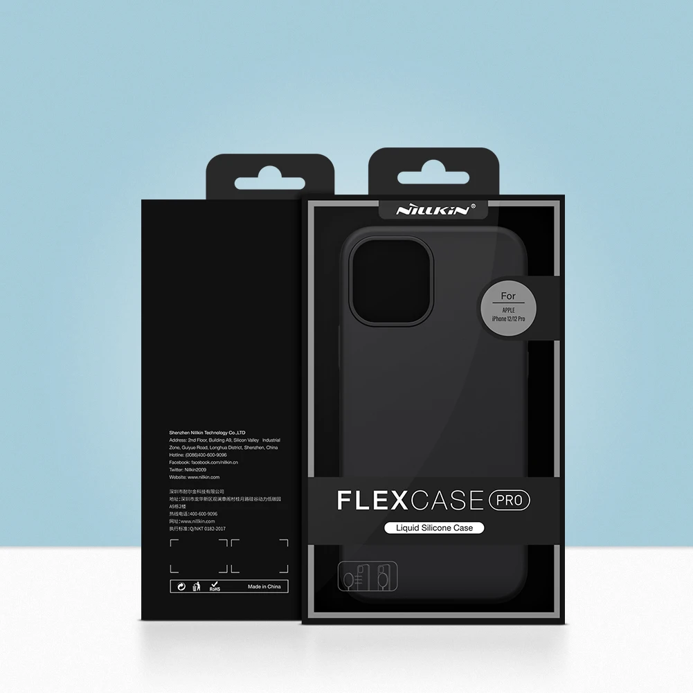 

NILLKIN Magnetic Silicone Case for iPhone 12 mini/12Pro Max Slim Full Leather Supports Wireless Charging Scratch-Resistant