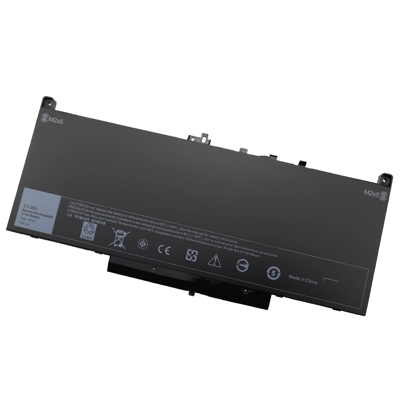 Аккумулятор J60J5 55Wh 7 6 В для ноутбука Dell Latitude E7270 E7470 7270 7470 Series J6OJ5 R1V85 MC34Y 242WD новый |