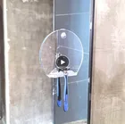 Подвесное зеркало для бритья с крючком, зеркало для душа, ванны, зеркало для ванны без запотевания, зеркало для бритья для ванной, бритва для хранения гаджетов в ванной