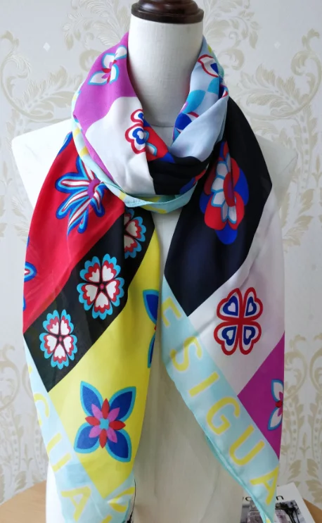 Цвет: желтый Испанский Модный женский шарф DESIGUAL - Цвет: Цвет: желтый