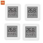4 шт. Xiaomi Mijia термометр 2 Bluetooth беспроводной умный электрический цифровой гигрометр термометр работа с Mijia APP Mi Home