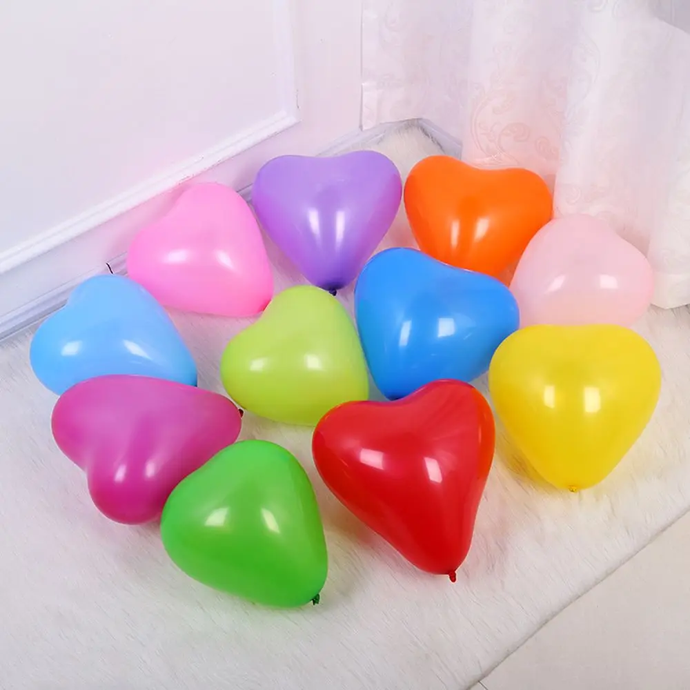 20Pc 10 Inches Love Heart Balloons Ornament Ball Latex Balloon Valentines Celebration Birthday Party Supplies Home Decor | Дом и сад