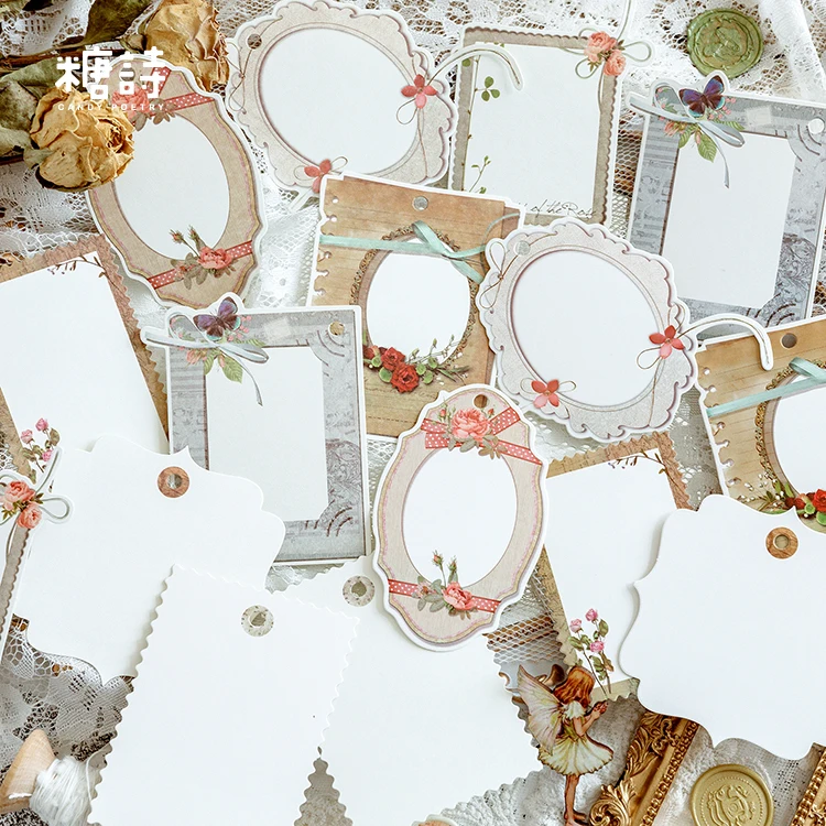 Винтаж завод карта мира из цветов тег крафт бумага липкий блокнот для заметок