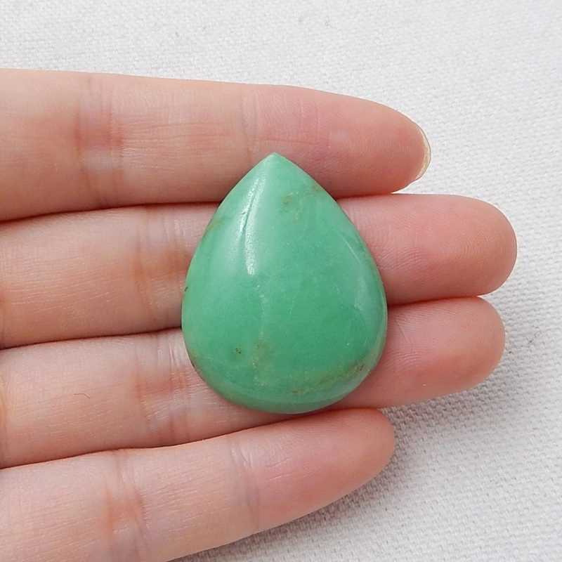 Оптовая продажа 1 шт. натуральный камень Chrysoprase кабошон 32x26x7 мм 7 3 г модные