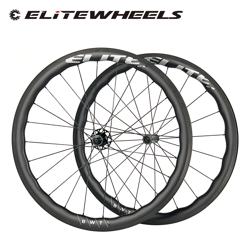 ELITEWHEELS BWT Дорожные Углеродные колеса керамический подшипник ступицы Sapim Cx луч