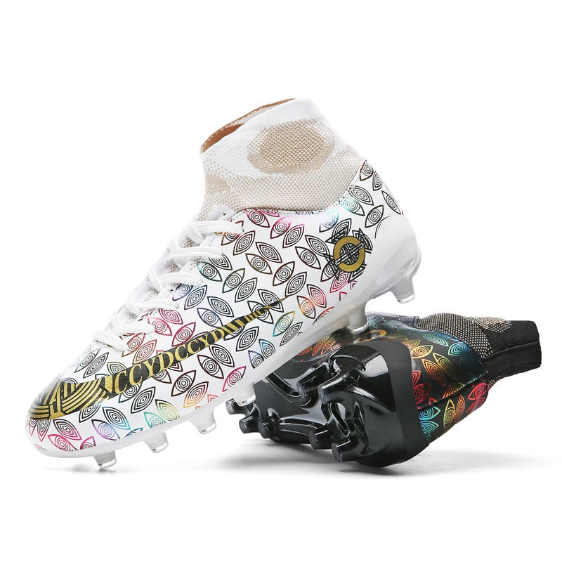 

New Men Football Boots Anti-slippery Sneakers Sports Cleats Kids Professional Football Shoes Boys Training Shoes