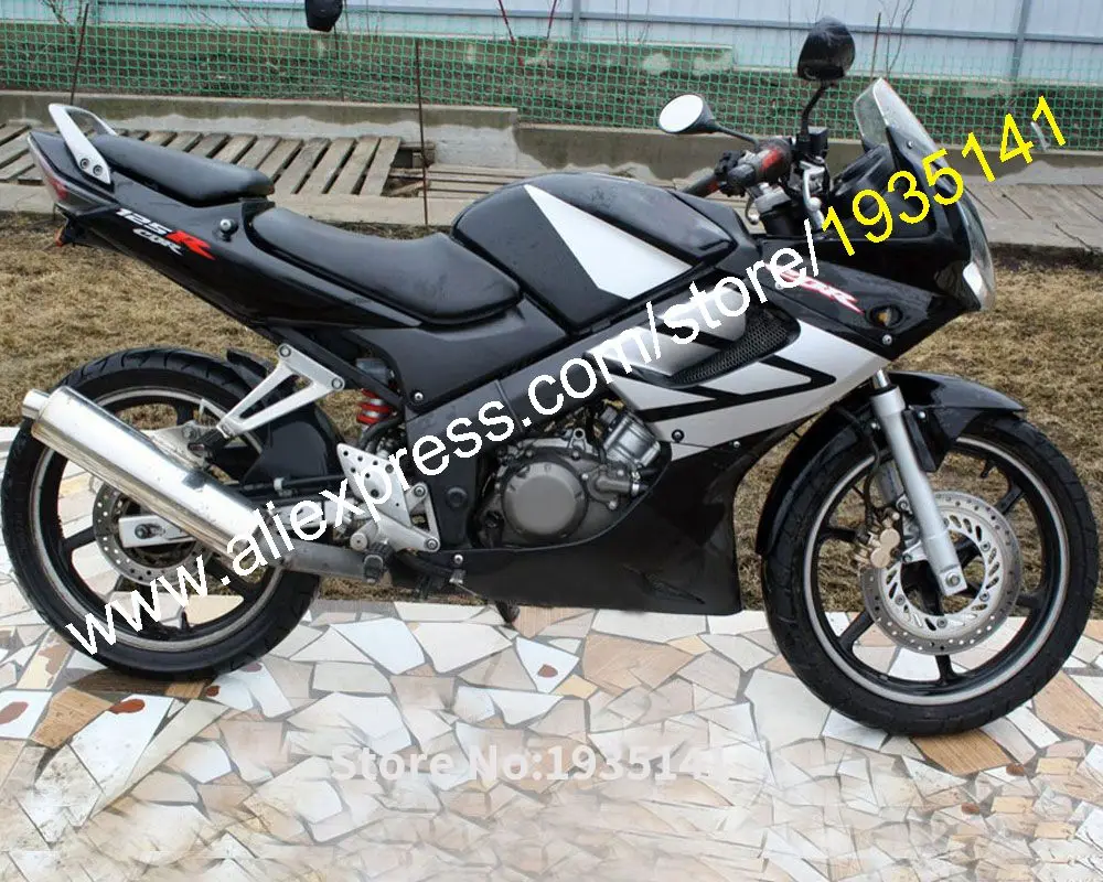 Комплект обтекателей для Honda CBR125R 02 06 CBR125RR CBR 125R 125RR CBR125 R 2002 2003 2004 2005 2006 черный