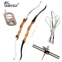 1pc 6266inch archery takedown recurve bow 20 40lbs draw weight right hand adults shooting training bow for hunting accessories