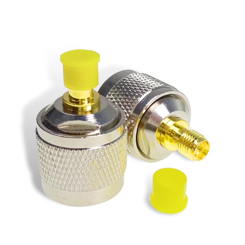 Разъем Cleqee SMA в N RF адаптер разъем штекер никелирование гнездо Позолоченный