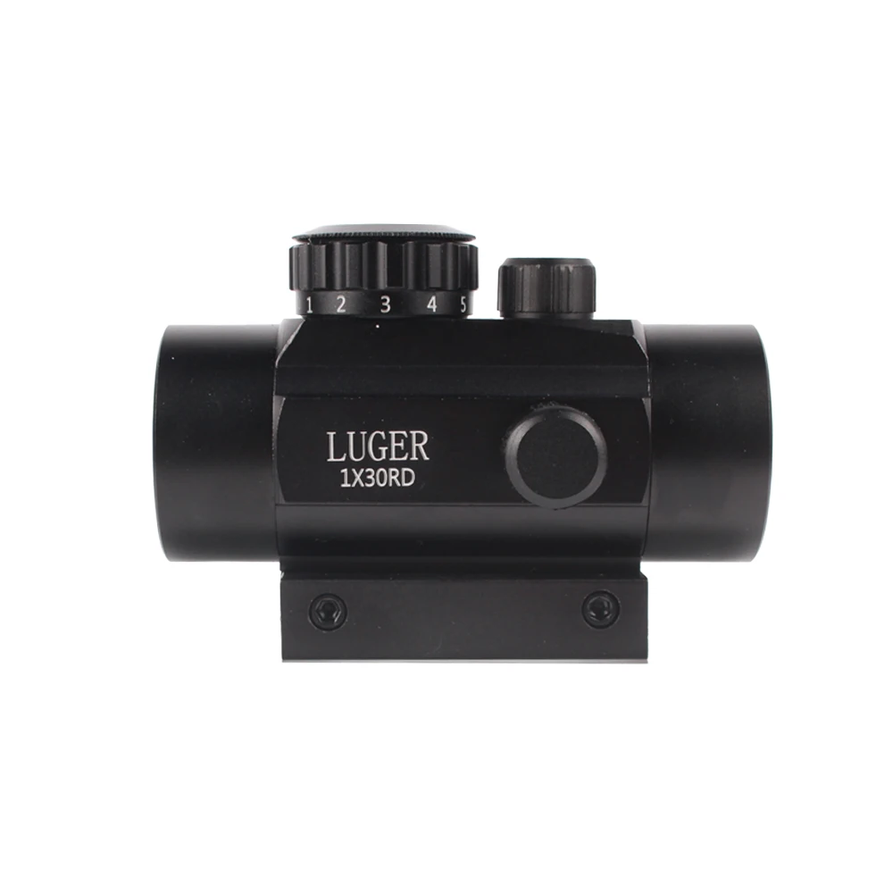 LUGER 1x30 красный зеленый горошек тактический прицел голографическая оптика