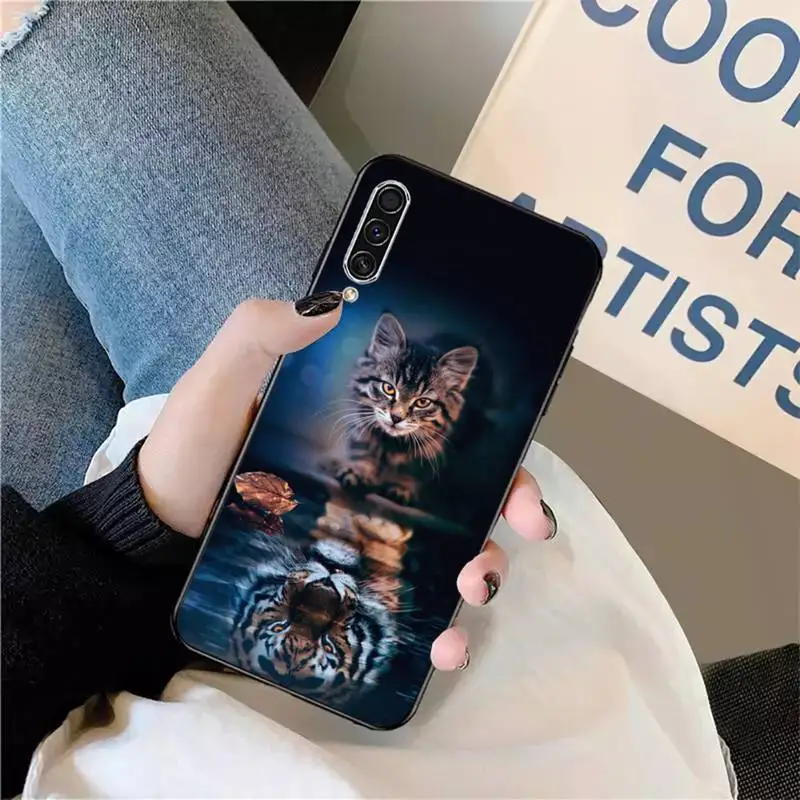 

Cat tiger dog lion animal Phone Case For Samsung galaxy S 9 10 20 A 10 21 30 31 40 50 51 71 s note 20 j 4 2018 plus