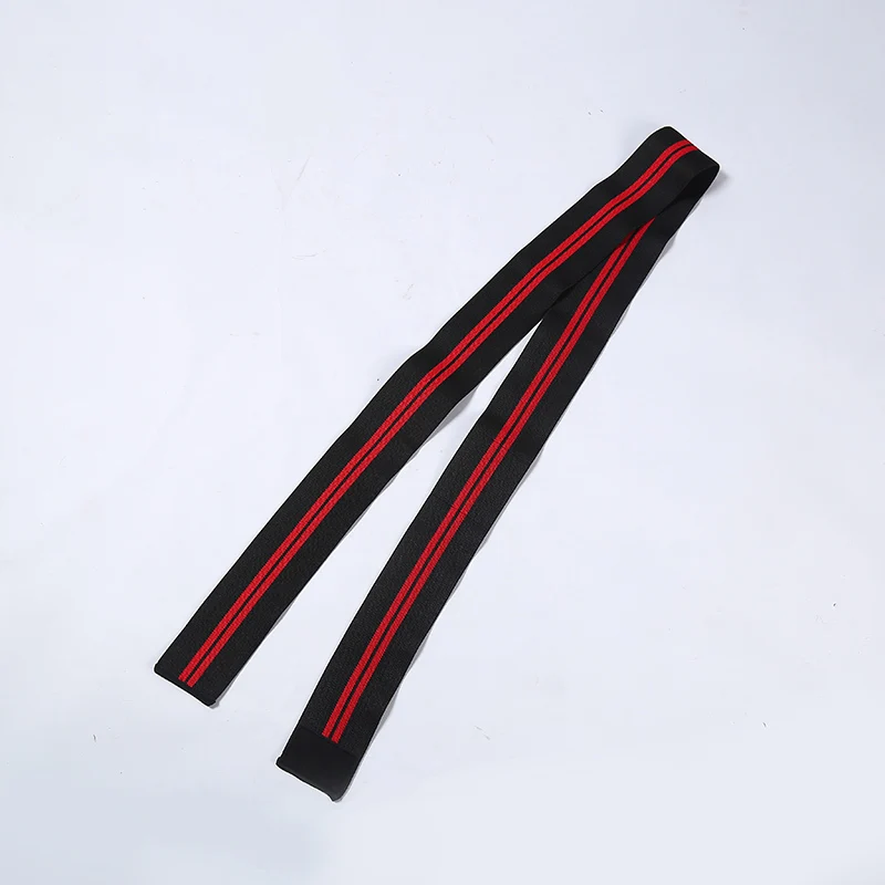 CHAO BA 1PCS 180*8CM Fitness WeightLifting Leg Knee Compression Straps Wraps Elastic Bandages Poverlifting Squats Training |