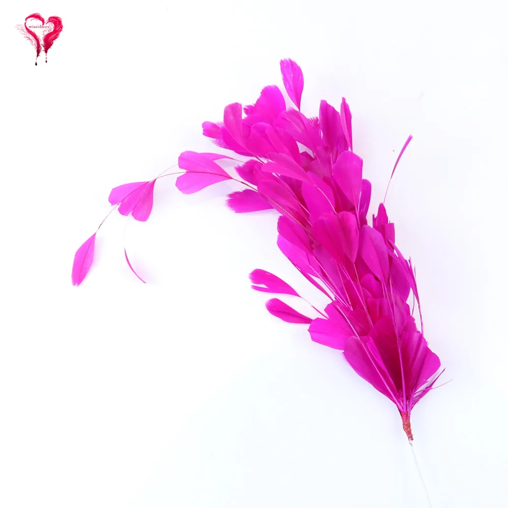 Перьевой цветок Свадебный шлейф длиной 7 10 дюймов для рукоделия оптовая продажа 1