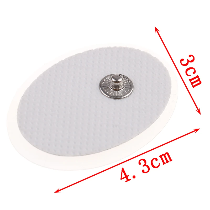 

10Pcs Digital Therapy Machine Massager Nerve Stimulator Electrode Pads Tens Electrodes For Tens 3.4*3 Cm